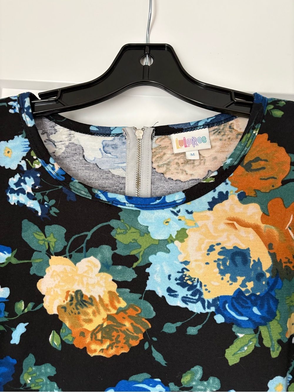 LuLaRoe “Amelia” Floral Fit & Flare Dress - Picture 2 of 4